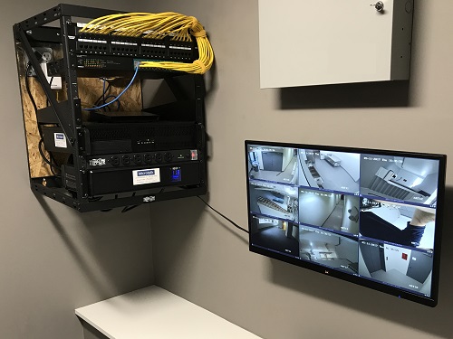 Open Cabinet System with High Definition Monitor for Monitoring
